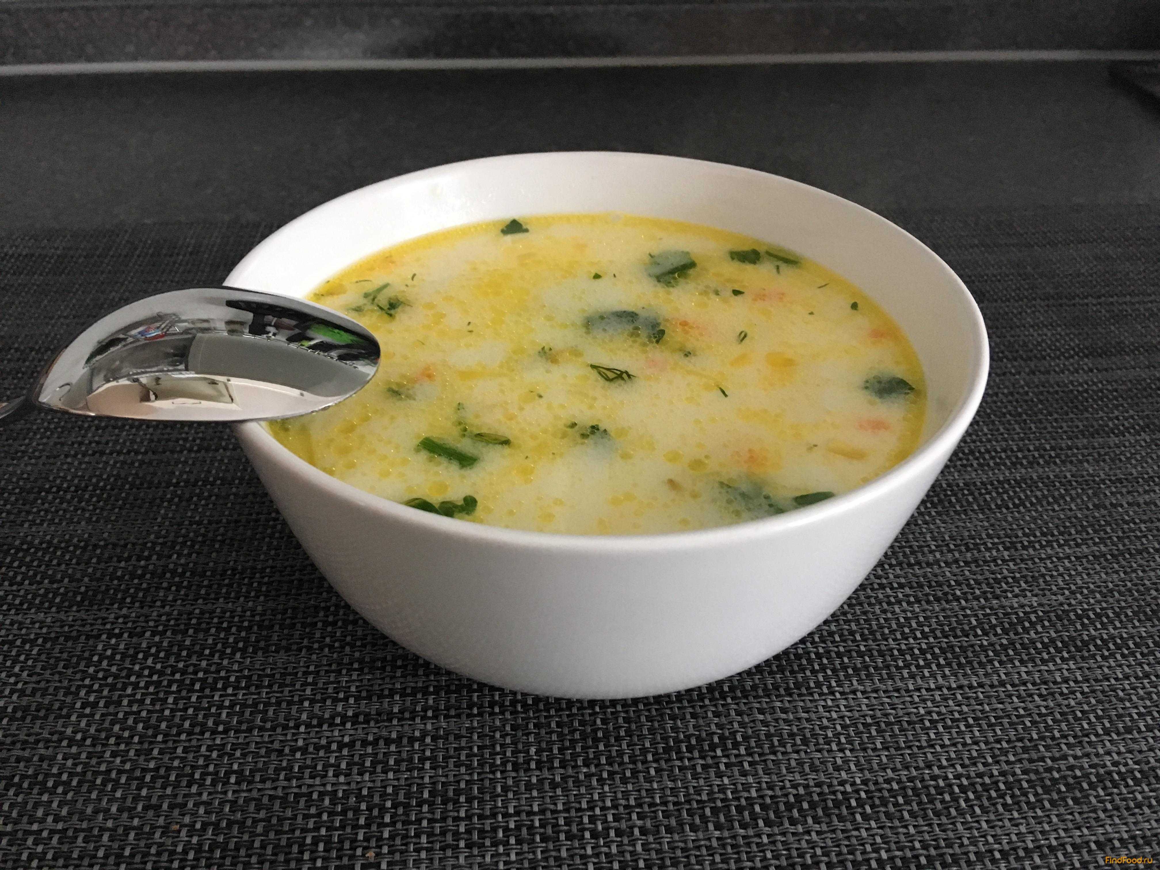Сырный суп (с плавленным сырком) с курицей