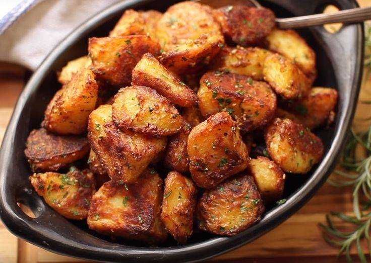 Картошка по-деревенски в духовке | пошаговые рецепты с фото