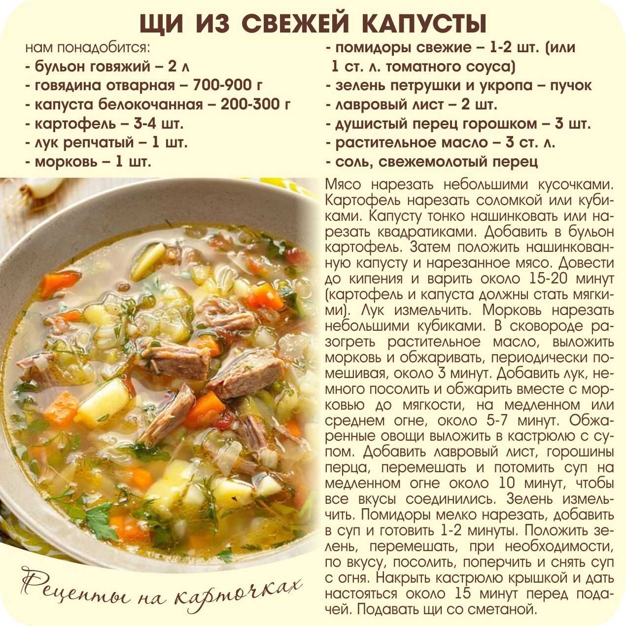 Рецепты блюд в картинках с описанием