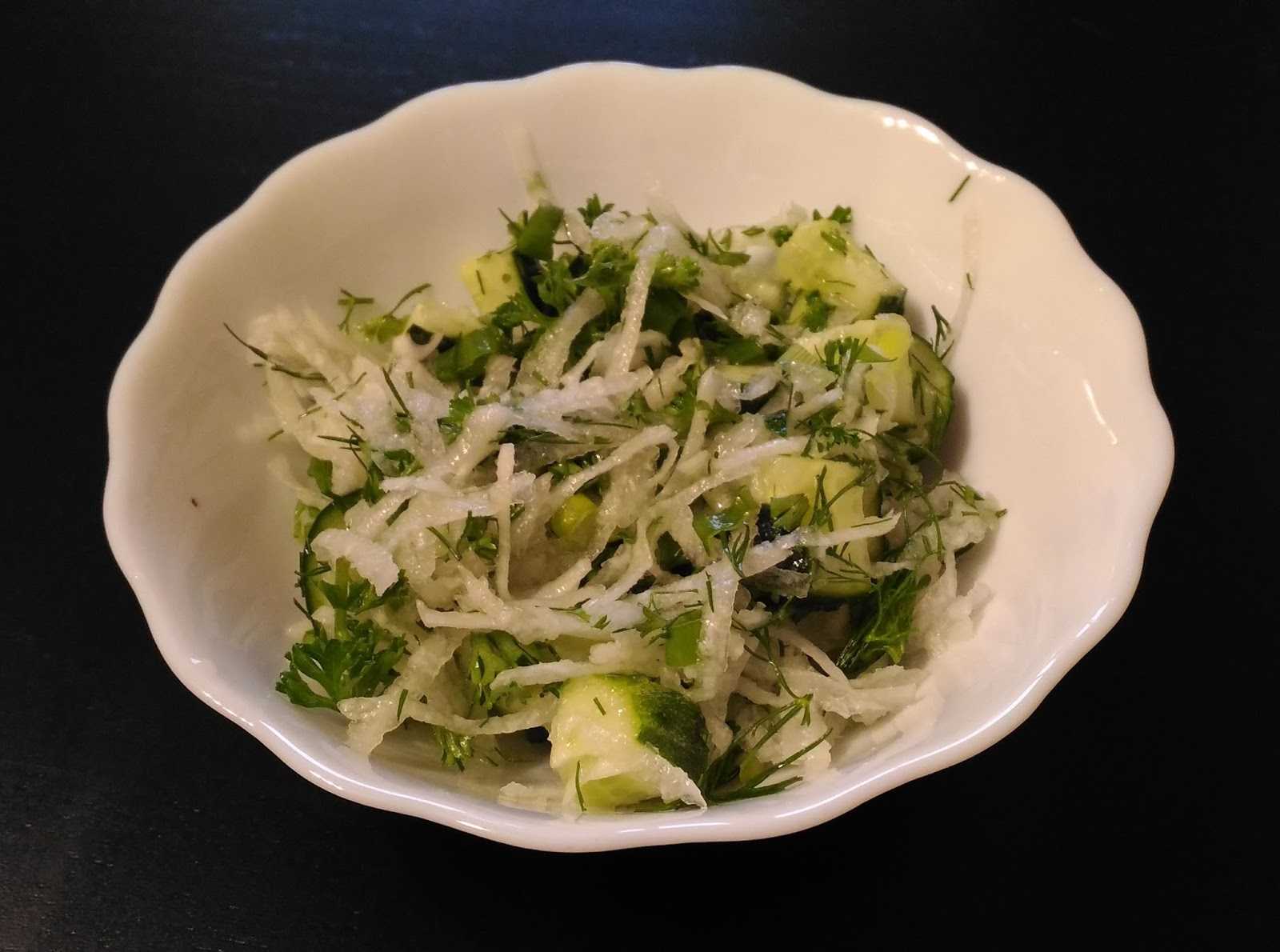 Салат из дайкона — рецепты с фото