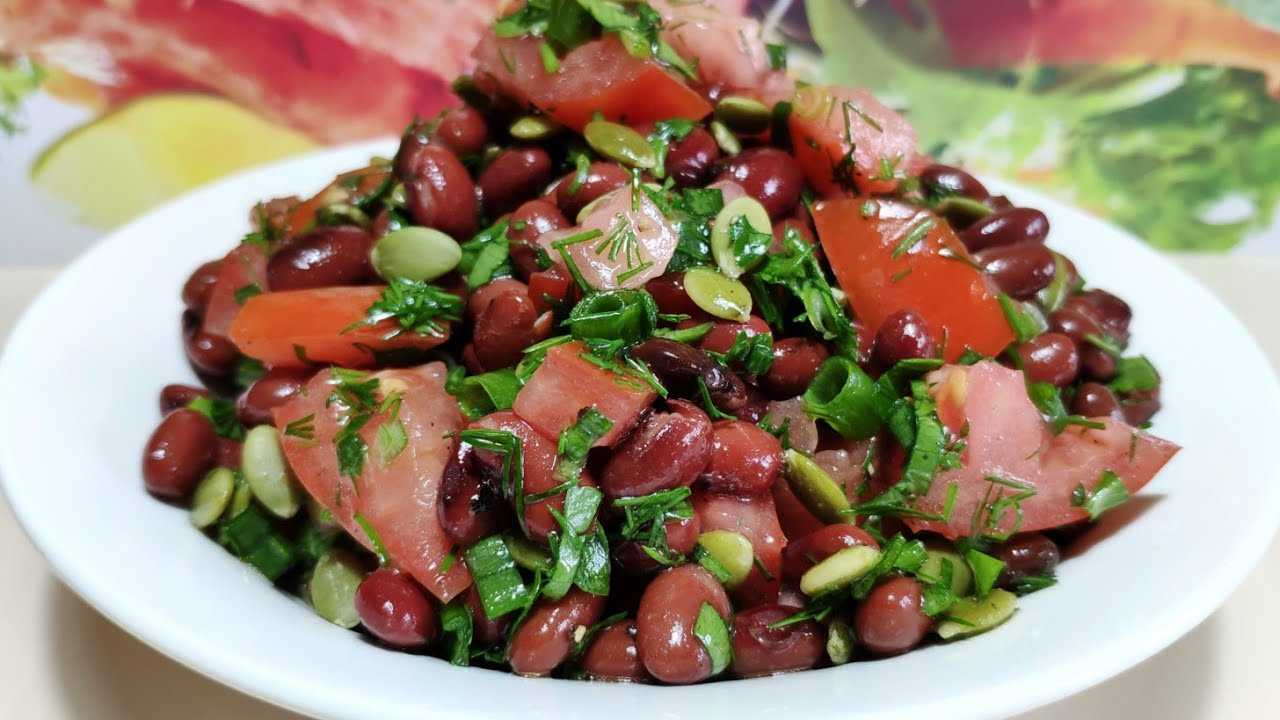 Салат с фасолью на зиму — топ-8 рецептов с фото пошагово