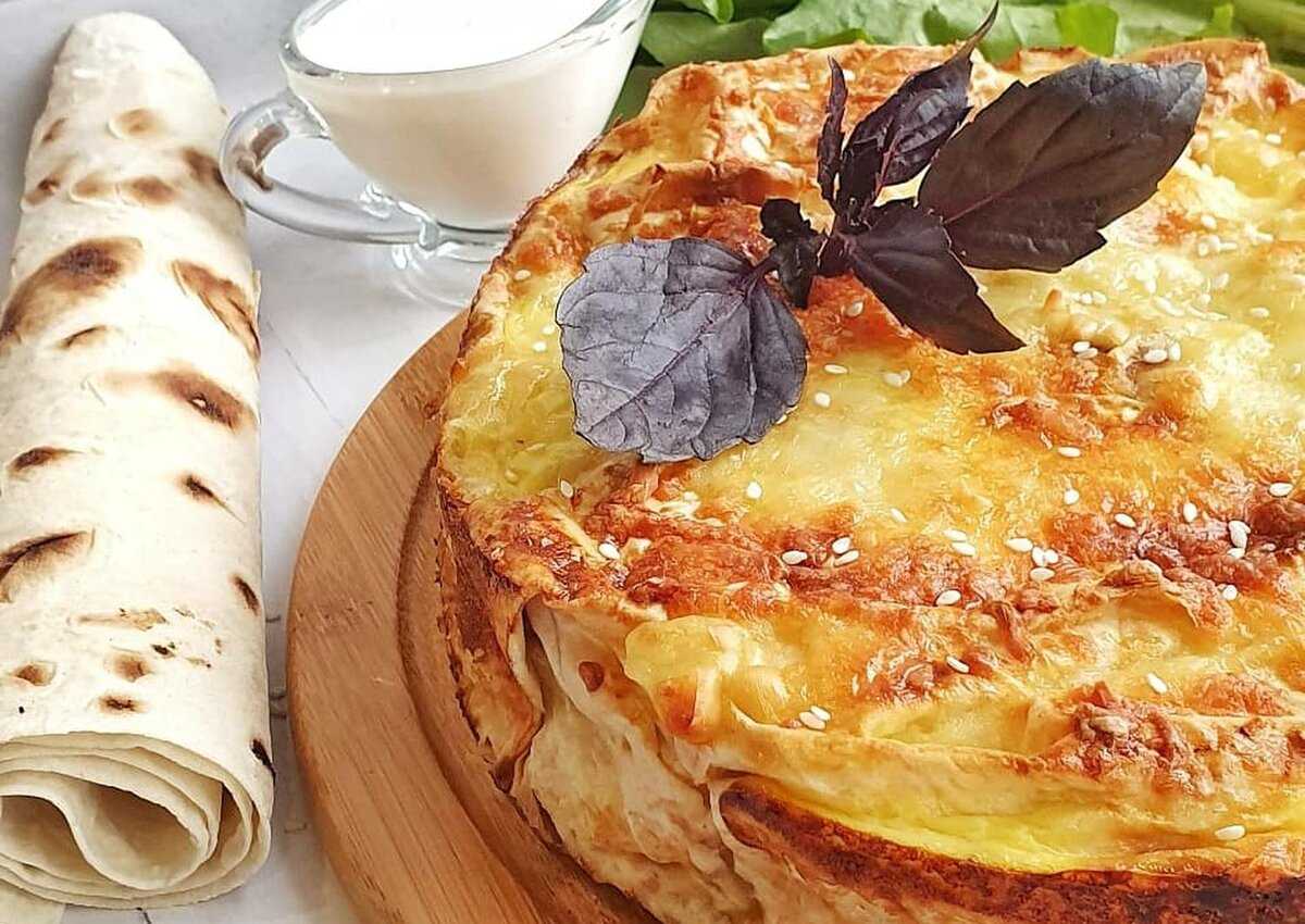 Ачма из лаваша – 7 быстрых и вкусных рецептов грузинского слоеного пирога