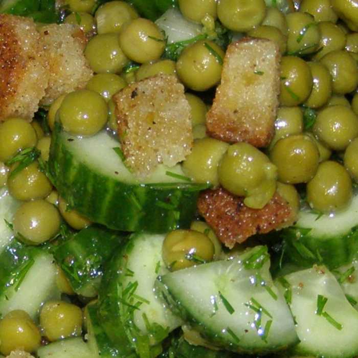 Салаты с зеленым горошком рецепты с фото простые и вкусные