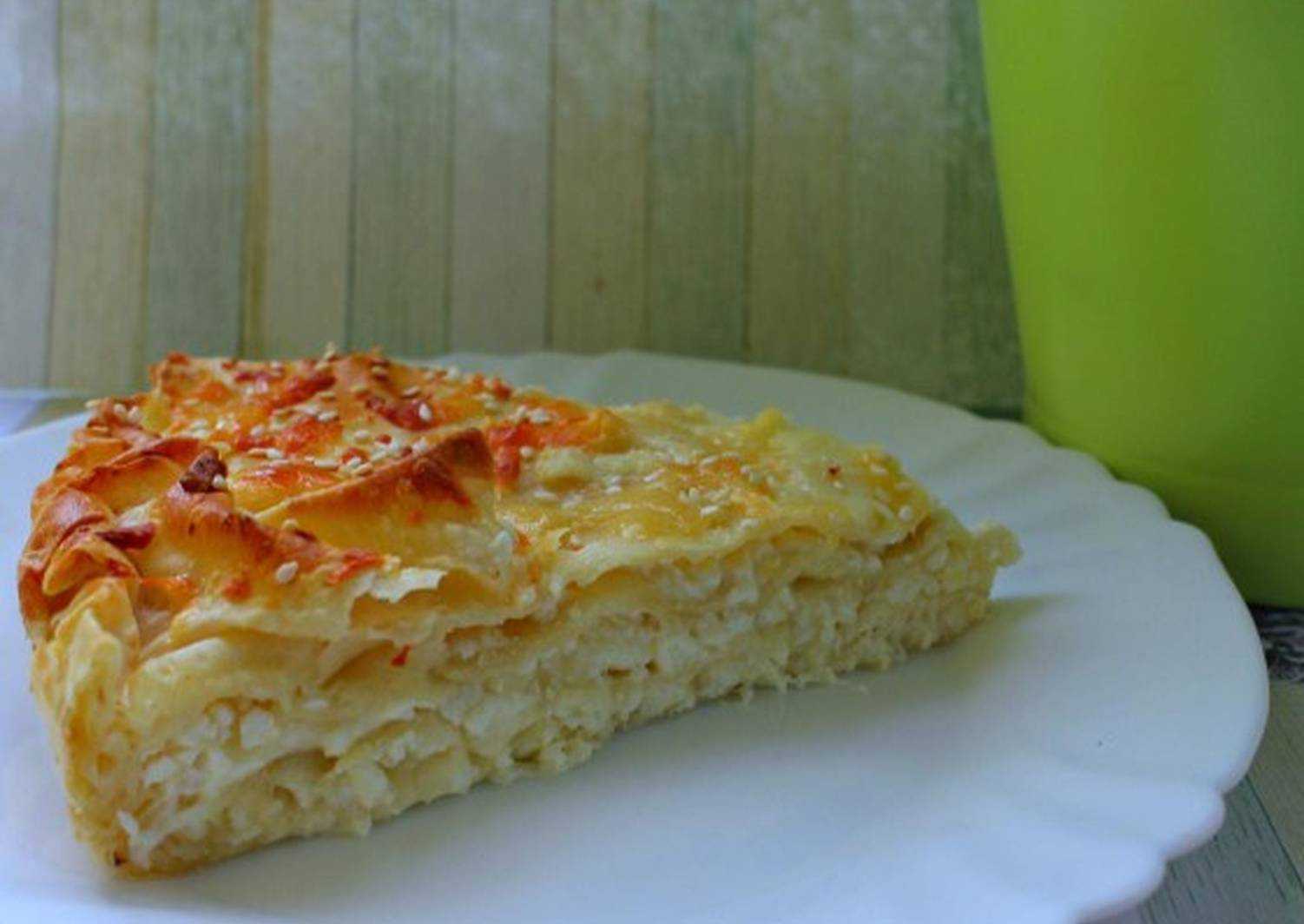 Ленивая ачма из лаваша с творогом и сыром рецепт с фото в духовке пошаговый рецепт