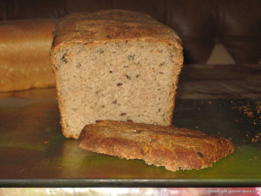 Бездрожжевой хлеб в духовке без закваски