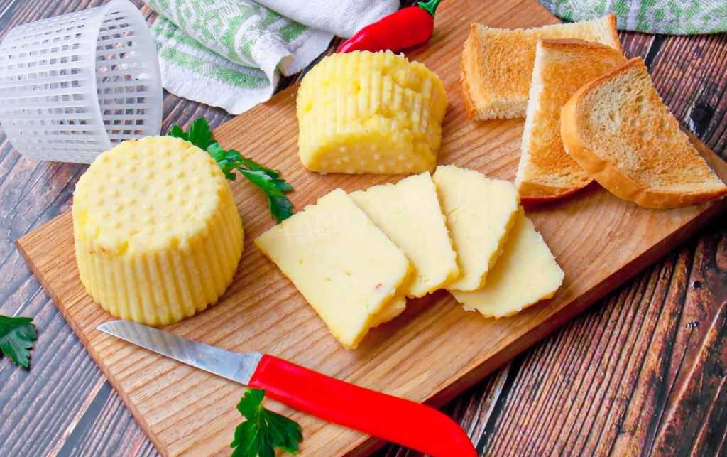 Домашний сыр из молока и кефира