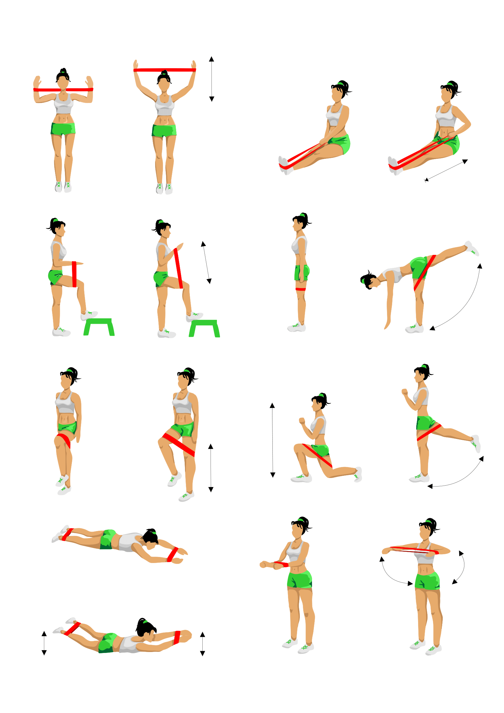 Эспандер бабочка: упражнения с тренажером тай мастер для рук, ног и других мышц для женщин